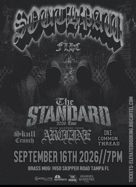 Image of Southpaw, Arcline, and more in Tampa 9/16/26