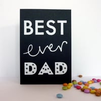 Image 1 of Best Ever Dad Father's Day Greeting Card