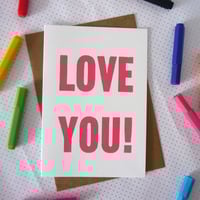 Image 2 of Love You greeting card