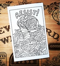 Image 1 of Resist Color-Me Postcard