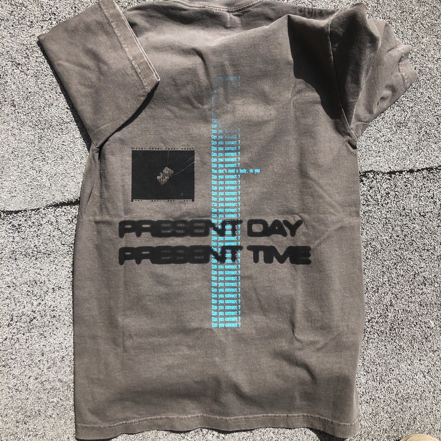 Image of Serial Experiments LAIN "body" T-Shirt (7.5oz, cement)