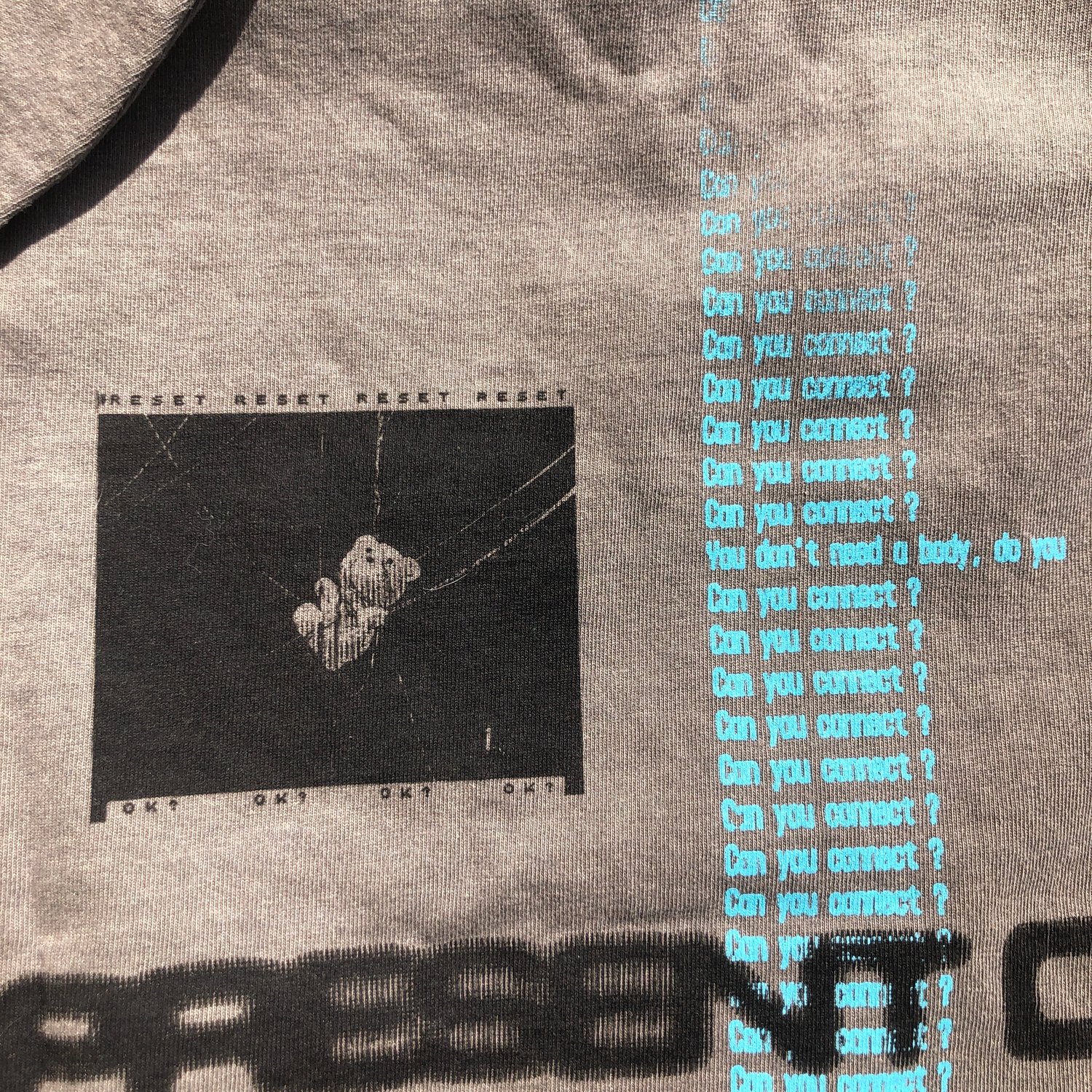 Image of Serial Experiments LAIN "body" T-Shirt (7.5oz, cement)