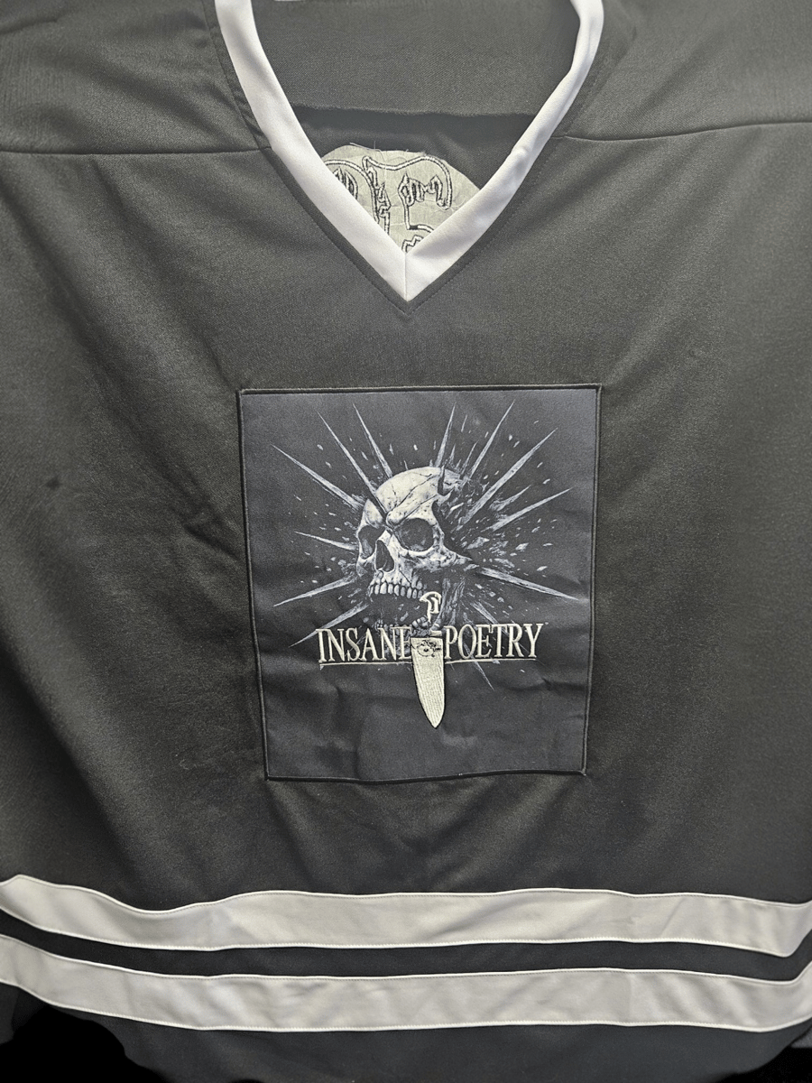 Image of INSANE POETRY : EVIL ELOHIM HOCKEY JERSEY