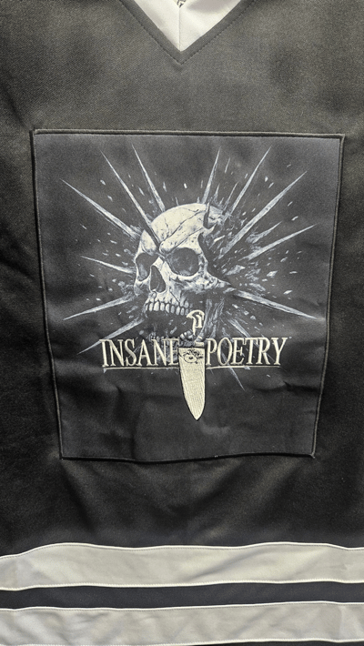 Image of INSANE POETRY : EVIL ELOHIM HOCKEY JERSEY