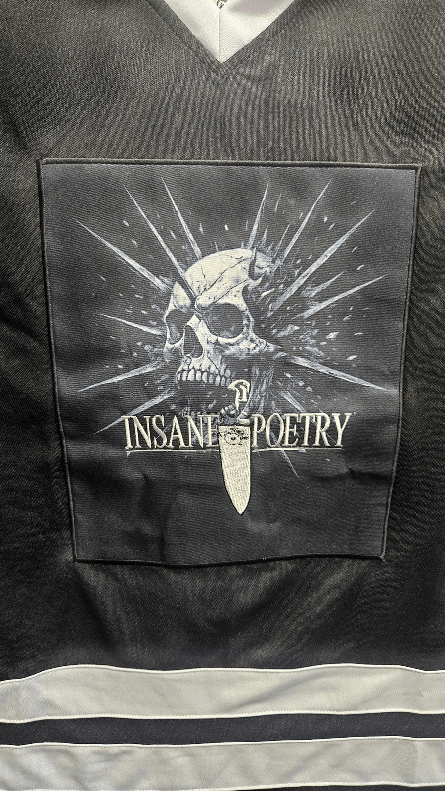 Image of INSANE POETRY : EVIL ELOHIM HOCKEY JERSEY