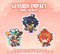 Solo Stickers III ✦ Genshin Impact