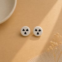 Image 2 of Χειροποίητα Σκουλαρίκια "Heart" με Ατσάλινη Βάση