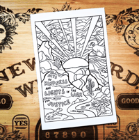 Image 1 of Joy Harjo Color-Me Postcard