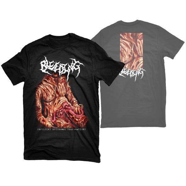 Image of BLEEDING "DEPULSING EPIDERMAL PERFORATIONS" T-SHIRT