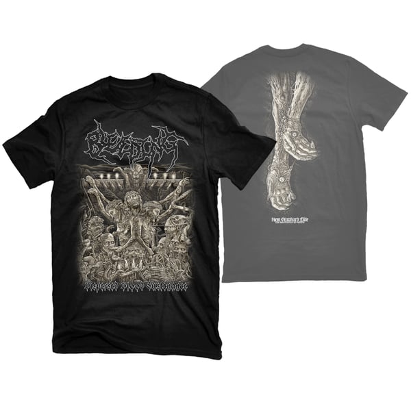 Image of BLEEDING "DISPERSED BLOOD SUSTENANCE" T-SHIRT