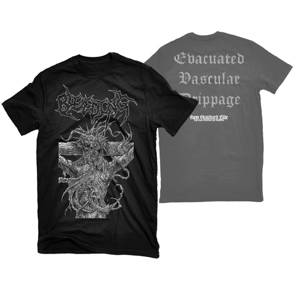 Image of BLEEDING "EVACUATED VASCULAR DRIPPAGE" T-SHIRT