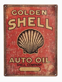 Image 7 of Mancave Decor Vintage Signs USA Auto Theme 8x12