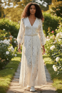 Image 3 of BOBÔ Bourgeois Bohême- "Dianna" Lace Maxi Dress