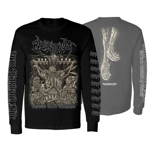 Image of BLEEDING "DISPERSED BLOOD SUSTENANCE" LONG SLEEVE