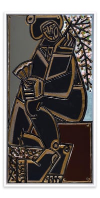Image 7 of "Woman with Fan" by America Martin