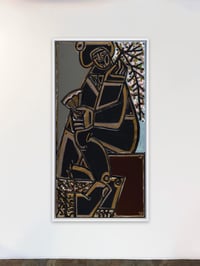 Image 1 of "Woman with Fan" by America Martin