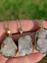 Image 5 of Clear Quartz Gold Necklace