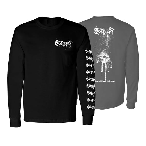 Image of BLEEDING "PUNCTURED TRICHOTOMY" LONG SLEEVE