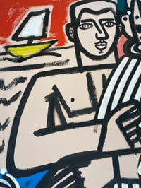 Image 4 of "Man on the Island with White Linen Towel" by America Martin