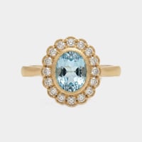 Diana Aquamarine Ring