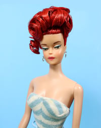 Image 2 of Ravishing In Red Updo Barbie Doll ~ Custom