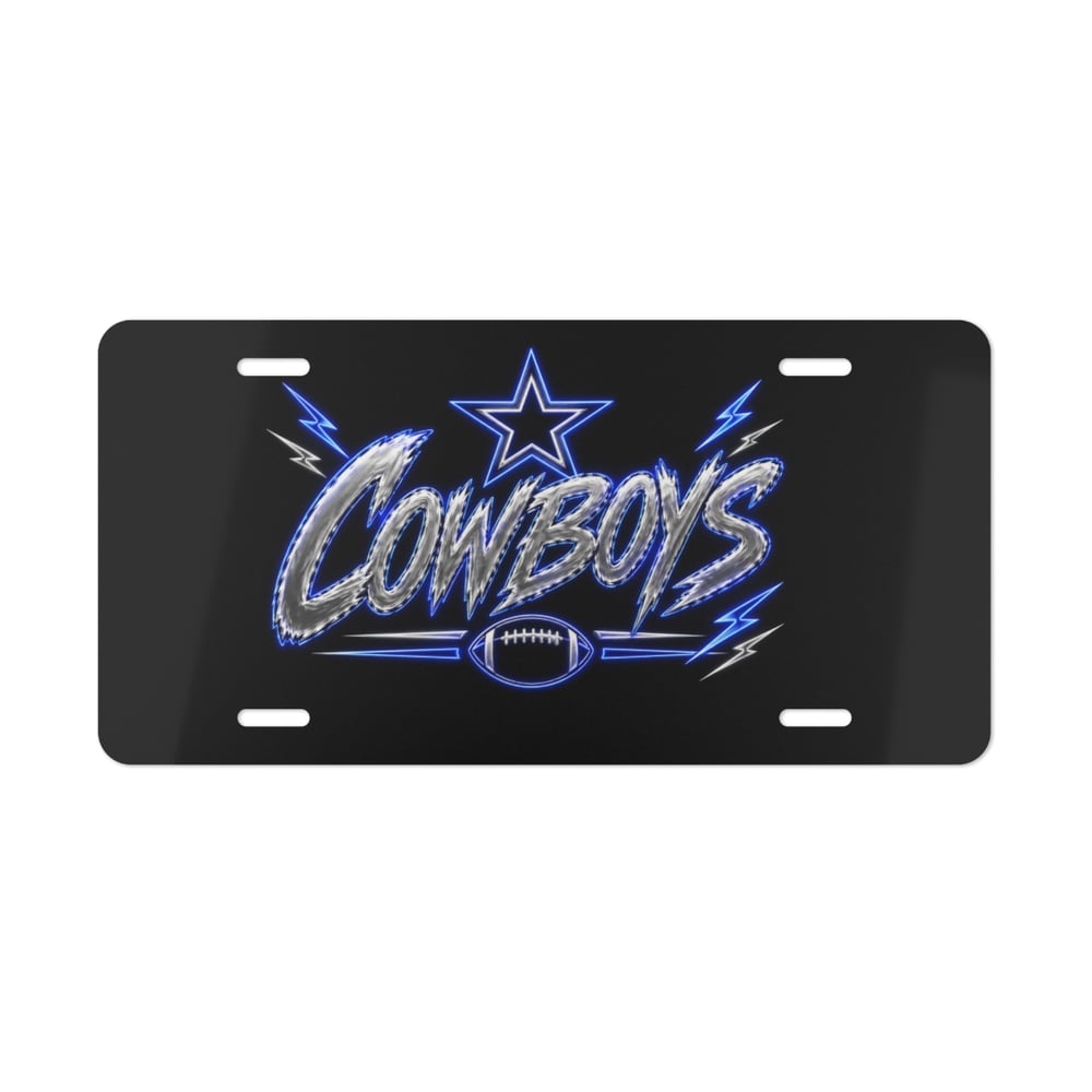 Image of Cowboys Football Vanity Plate License Plate