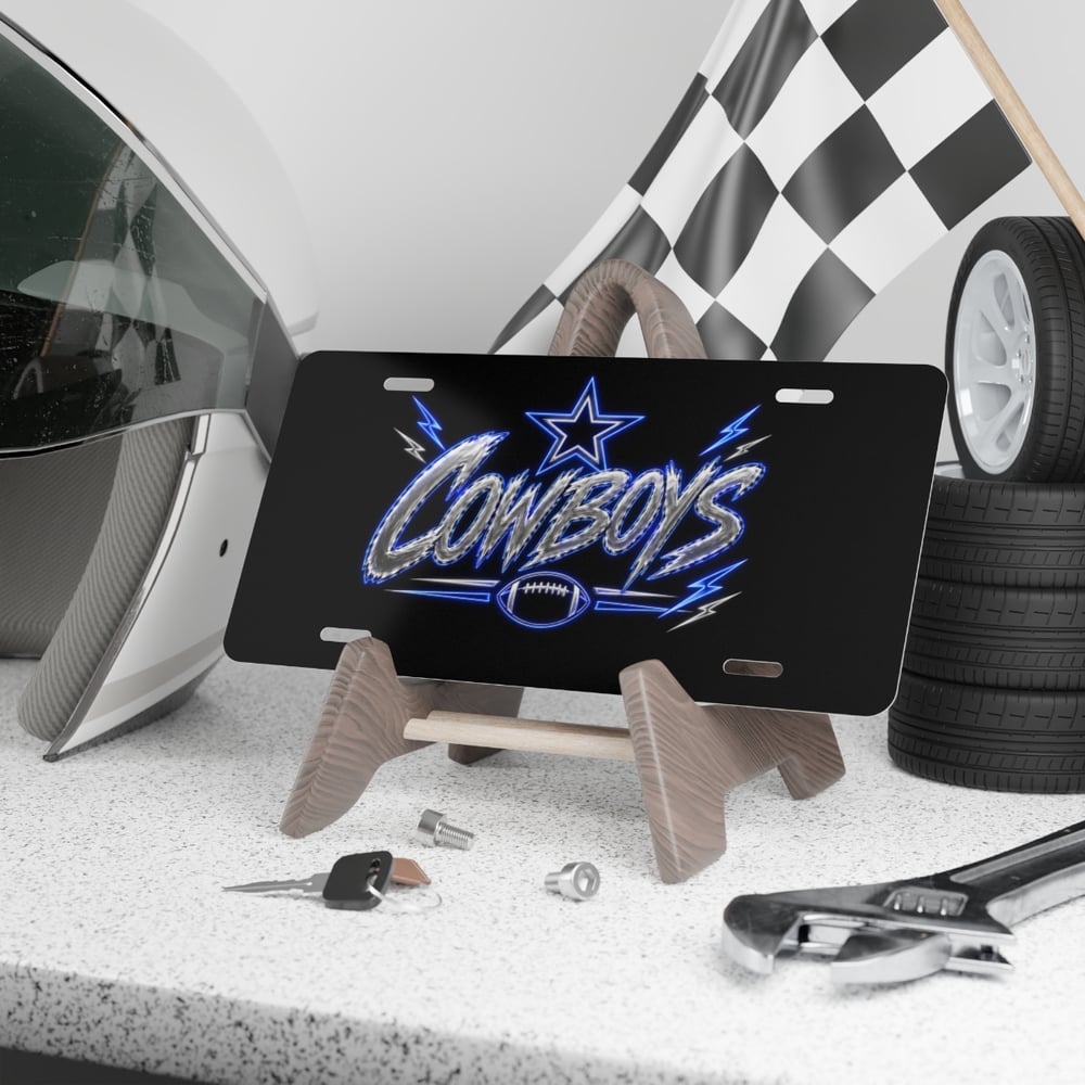 Image of Cowboys Football Vanity Plate License Plate