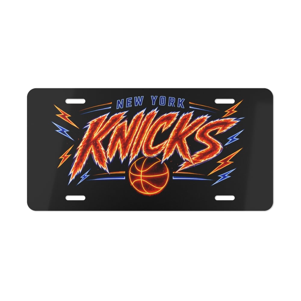 Image of New York Knicks license plate Vanity Plate-d85383ae