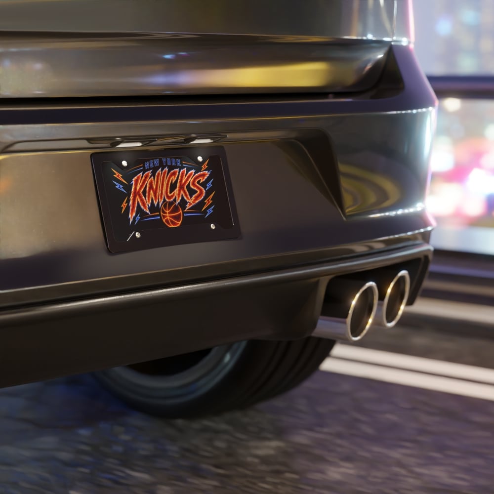 Image of New York Knicks license plate Vanity Plate-d85383ae