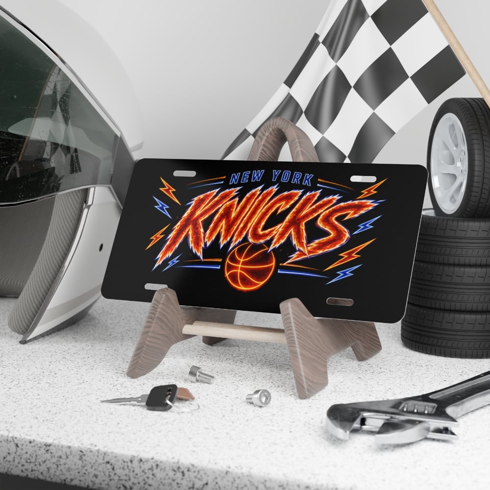 Image of New York Knicks license plate Vanity Plate-d85383ae