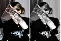 Image 13 of SOLD Double Pistols T shirt and metal studs