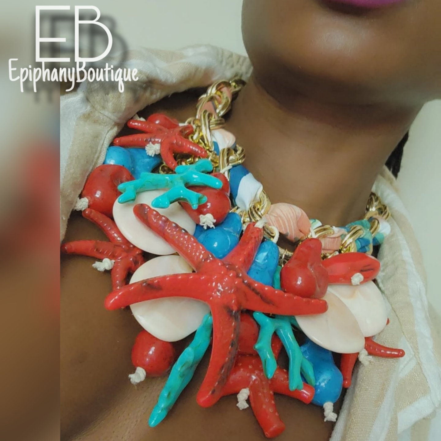 Image of The Aquatic Statement Neckpieces: Sold Separately 