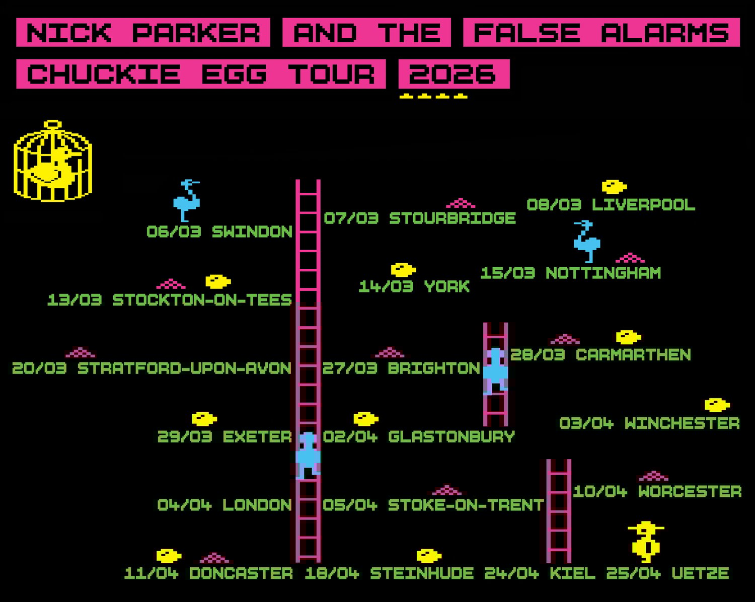 Image of Chuckie Egg Tour Shirt