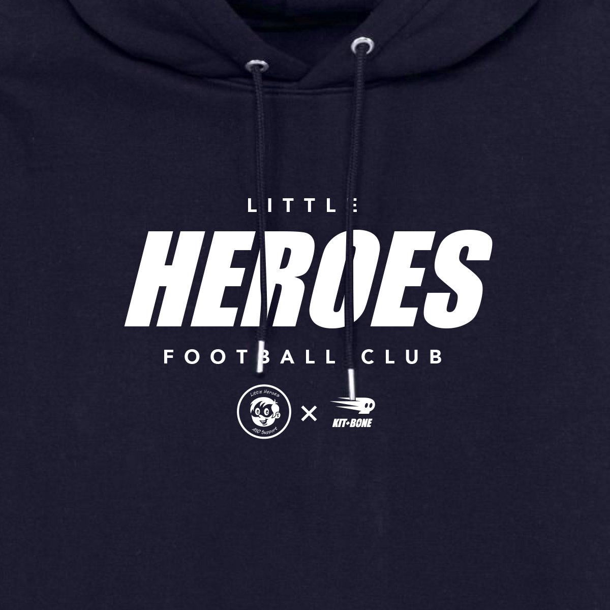 Image of Copy of Little Heroes FC Hoodie Navy
