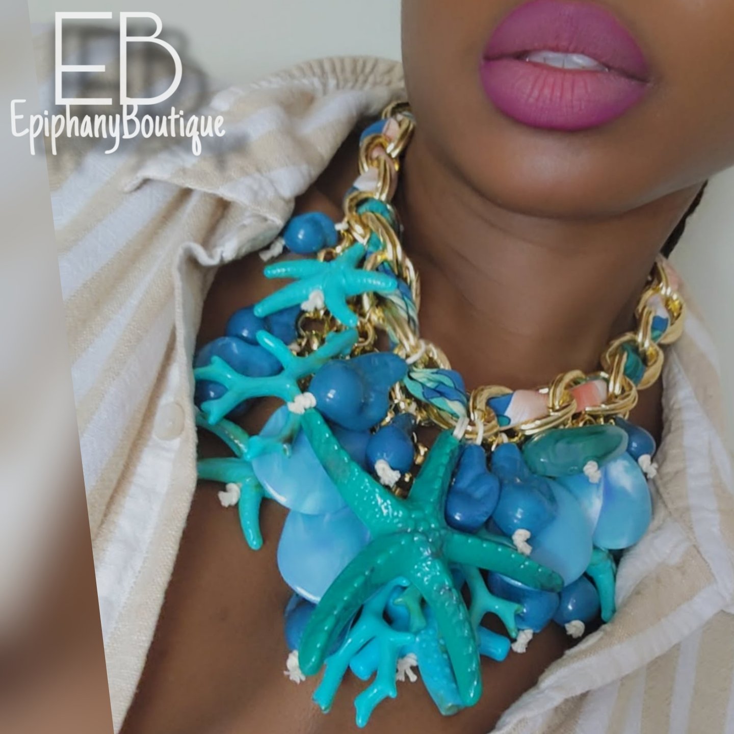 Image of The Aquatic Statement Neckpieces: Sold Separately 
