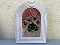 Black Paws with Red Splatter