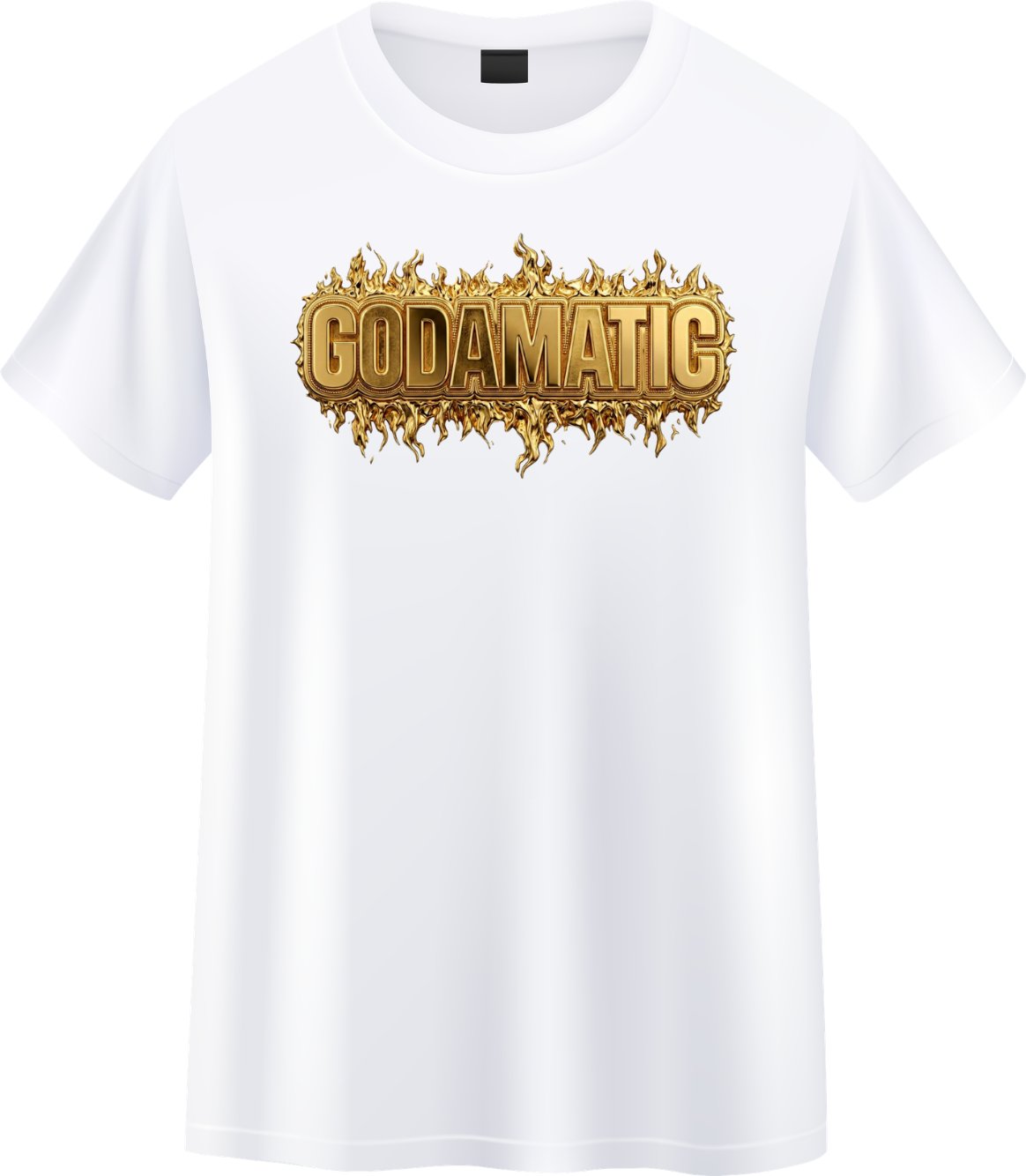 Image of Godamatic Gold Fire Tee