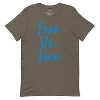 Image 5 of Fear Vs. Love by Tom B. Unisex T-shirt