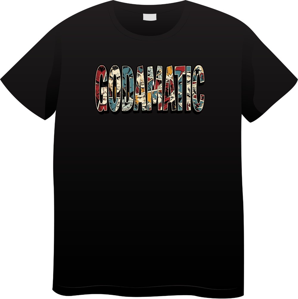 Image of Godamatic Super Hero Comic Tee