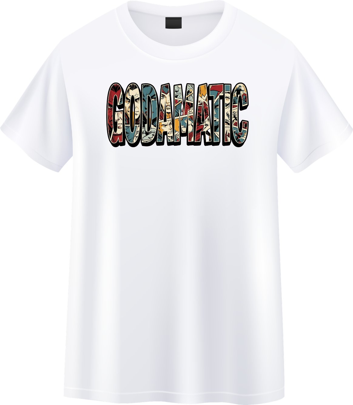 Image of Godamatic Super Hero Comic Tee