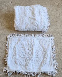 Twin Chenille bedspread & Pillow Sham #1