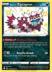 Galarian Zigzagoon - Shining Fates: Shiny Vault - Near Mint