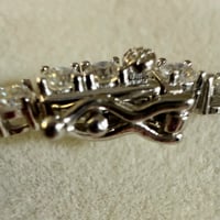 Image 5 of 16" Moissanite Tennis Necklace | 9ctw 925 Sterling Silver