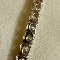 Image 7 of 16" Moissanite Tennis Necklace | 9ctw 925 Sterling Silver