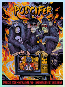 Image of Puscifer 2026 Rainbow Foil Variant