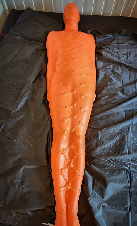 [IN STOCK] Vacuum Skinsack for 5ft9(approx) Orange 0.40mm + FREE HOOD Image 2