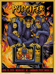 Image of Puscifer 2026 GOLD Foil Variant