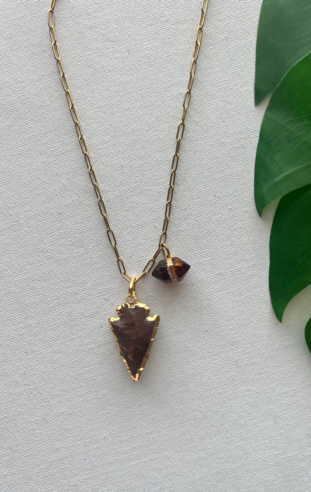 Image of SAFANA • Arrowhead Crystal Necklace