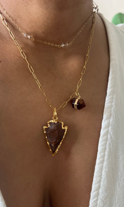 Image of SAFANA • Arrowhead Crystal Necklace