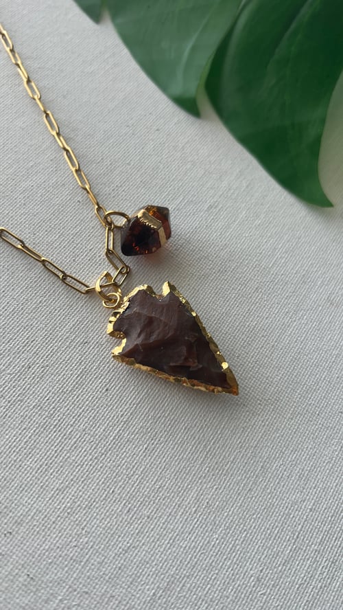 Image of SAFANA • Arrowhead Crystal Necklace